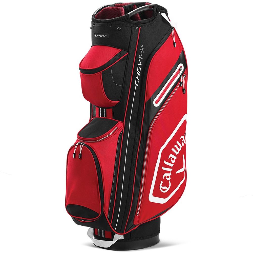 Callaway Chev 14+ Golf Cart Bag - Red/Black/White