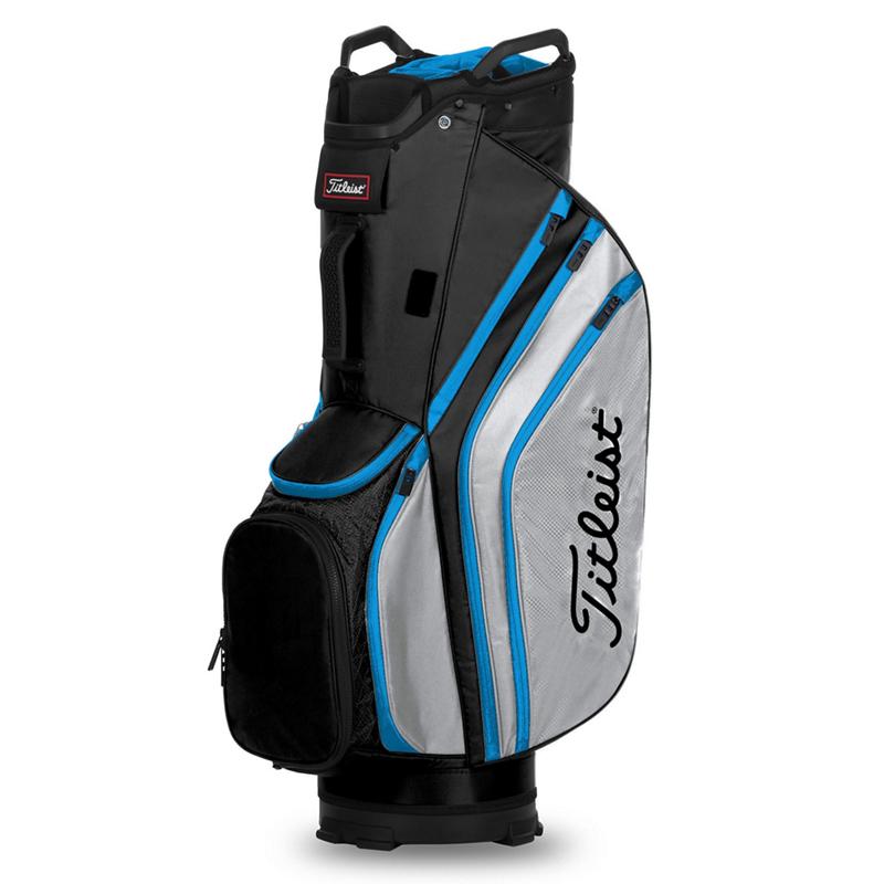 Titleist Cart 14 Lightweight Golf Cart Bag - Black/Grey/Blue