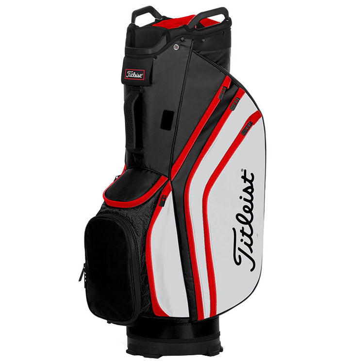 Titleist Cart 14 Lightweight Golf Cart Bag - Black/White/Red