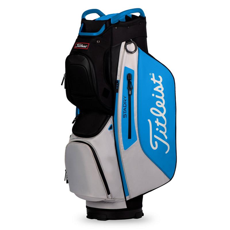 Titleist Stadry 15 Golf Cart Bag - Black/Process Blue/Grey