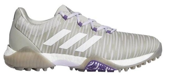 adidas Ladies CodeChaos Golf Shoes - Grey/Purple