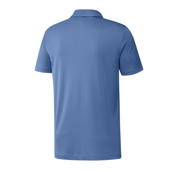 adidas Chest Print Golf Polo Shirt - Blue