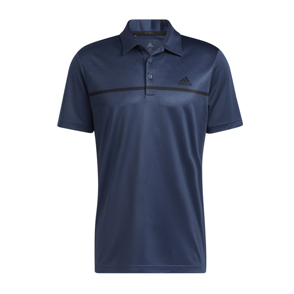 adidas Chest Print Golf Polo Shirt - Navy