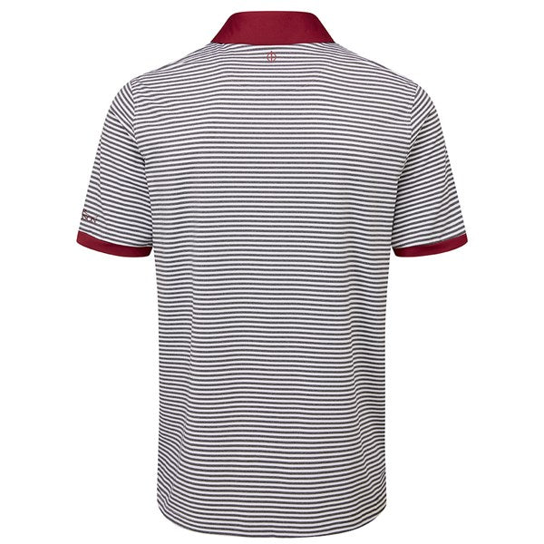 Oscar Jacobson Chester Golf T-Shirt - White/Red