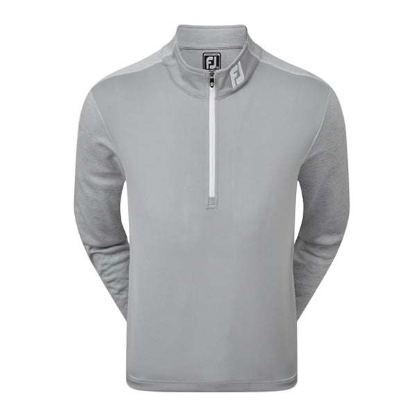 Footjoy Chillout Mens Golf Pullover - Heather Grey