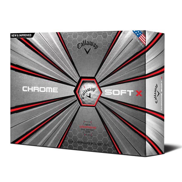 Callaway Chrome Soft X White Golf Balls