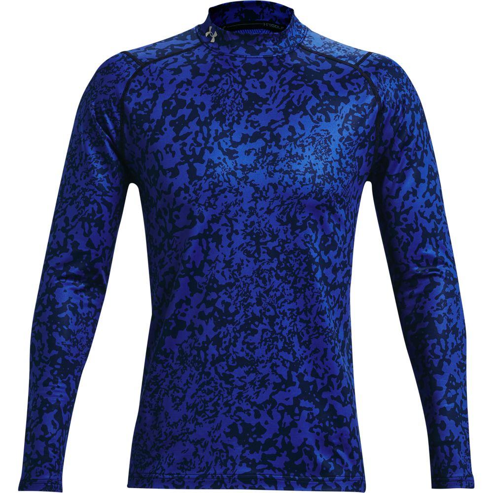 Under Armour ColdGear® Infrared Printed Mock Base Layer - Blue