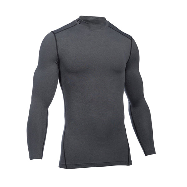 Under Armour Coldgear Thermal Mock Golf Base Layer - Grey