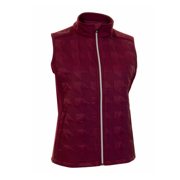 Proquip Ladies Dawn Tour Golf Gilet - Raspberry