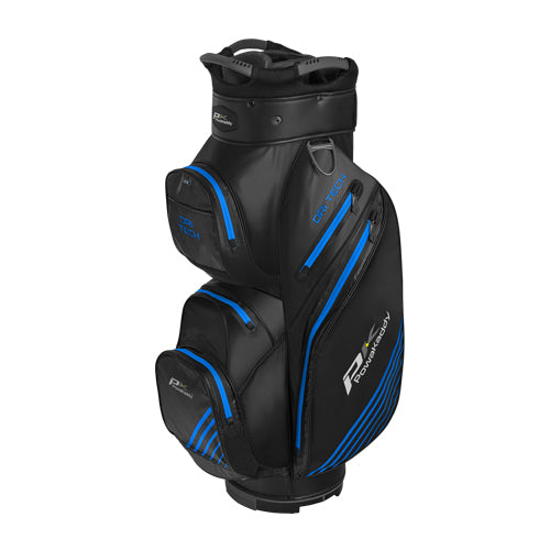 Powakaddy Dri-Tech Golf Cart Bag - Black/Grey/Blue