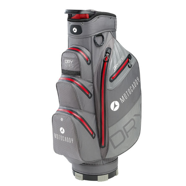 Motocaddy Dry-Series Golf Cart Bag - Charcoal/Red