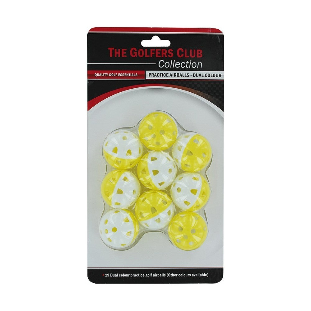 The Golfers Club Airflow Practice Golf Balls - White/Yellow