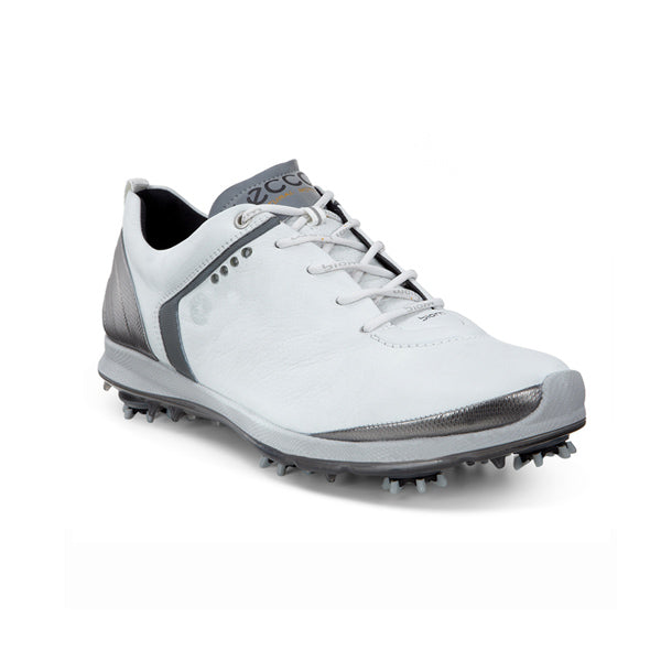 Ecco Biom G2 Golf Shoes - White/Silver