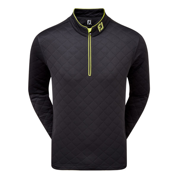 Footjoy Quilted Chillout Xtreme Golf Pullover - Black