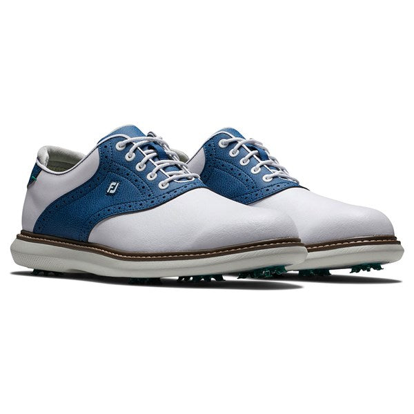 Footjoy Traditions Mens golf Shoes - White/Navy