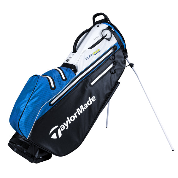 Taylormade 2021 Flextech Waterproof Golf Stand Bag - Black/White/Blue