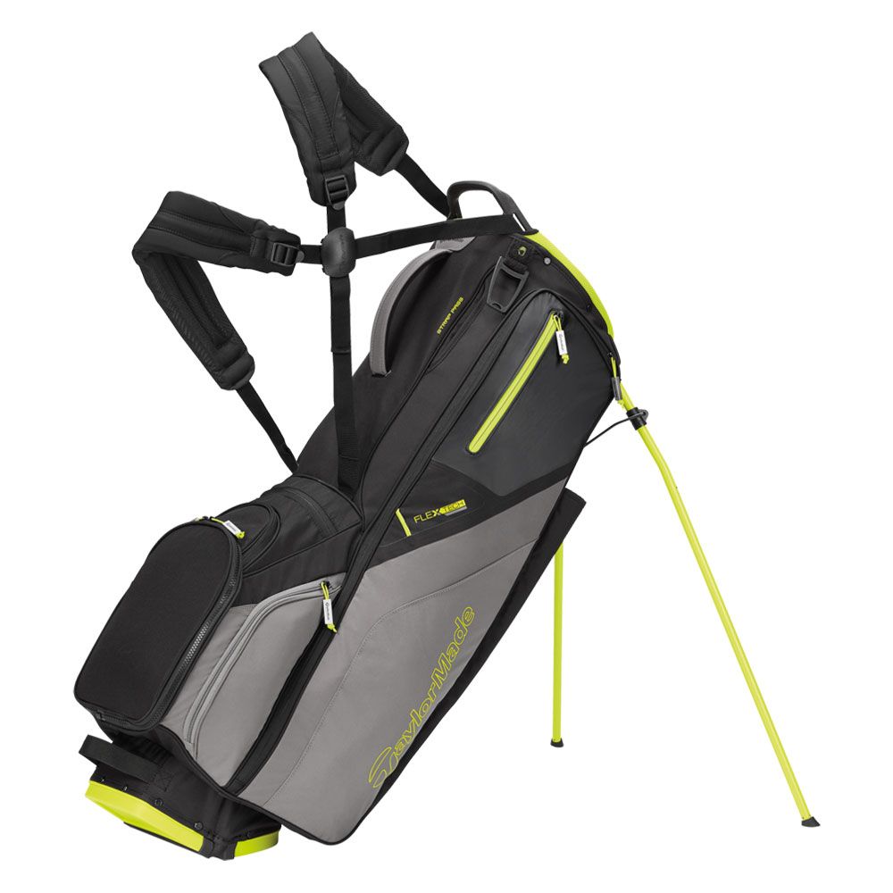 Taylormade 2021 Flextech Golf Stand Bag - Black/Neon Lime
