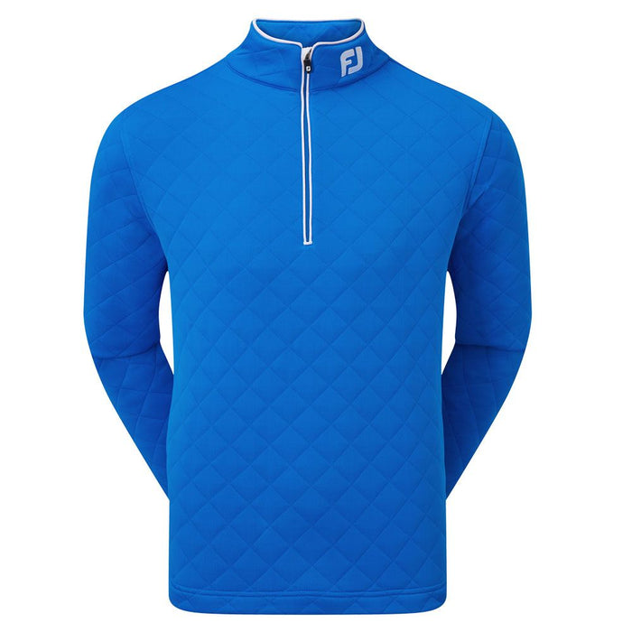 Footjoy Diamond Jacquard Chillout Golf Pullover - Blue