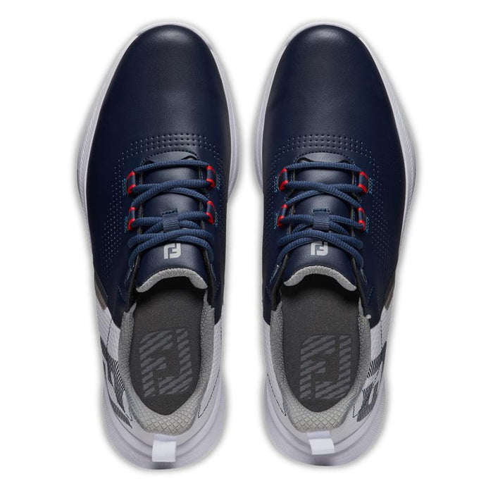 Footjoy Fuel Golf Shoes - Navy/White/Red