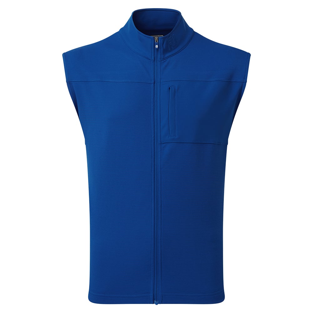Footjoy Ottoman Knit Golf Vest - Twilight Blue