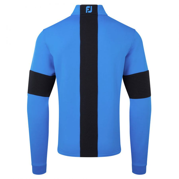 Footjoy Ribbed Chillout XP Golf Pullover - Sapphire/Black