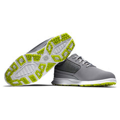 Footjoy Superlites XP Golf Shoes - Grey/White/Lime - Andrew Morris