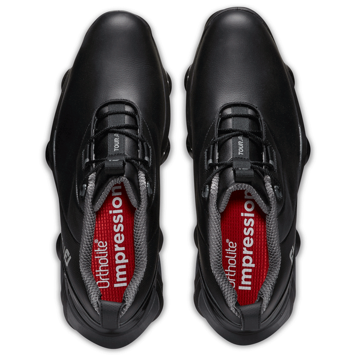 Footjoy Tour Alpha Golf Shoes - Black/Charcoal/Red