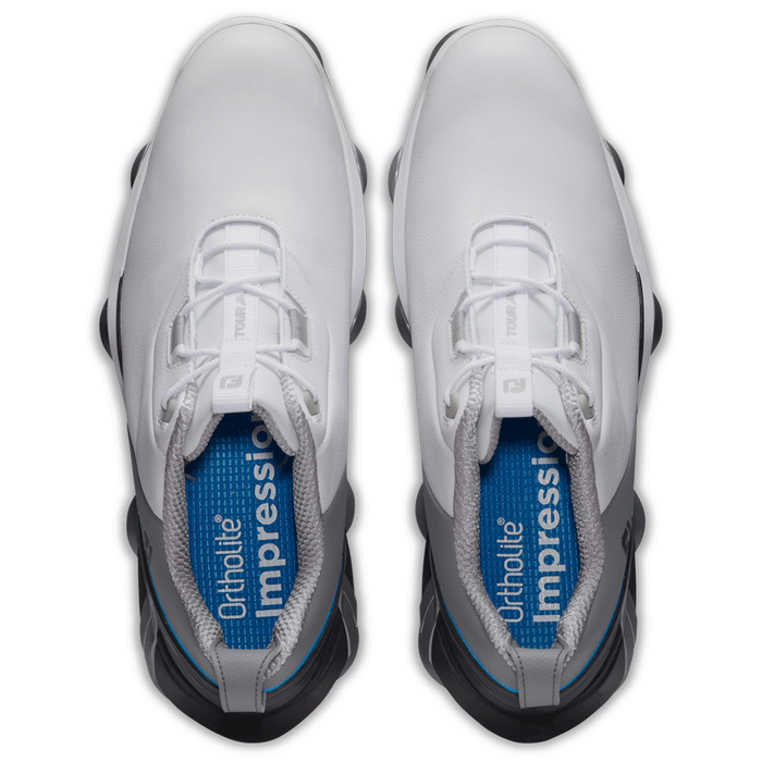 Footjoy Tour Alpha Golf Shoes - White/Grey/Blue