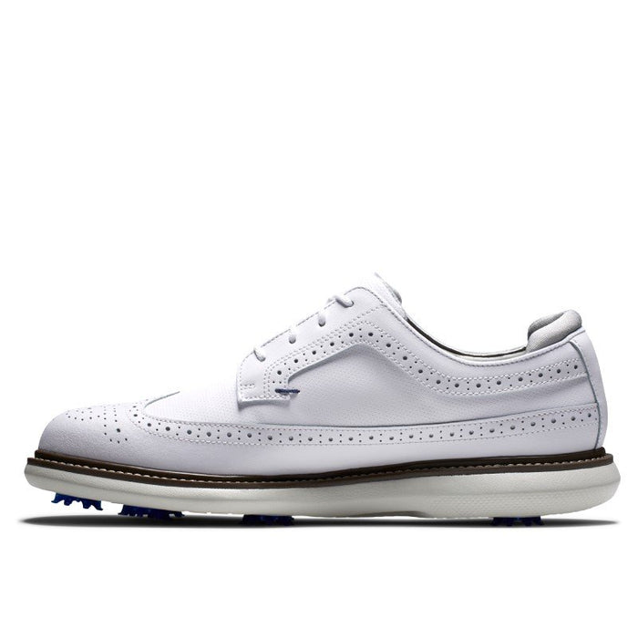 Footjoy Traditions Wing Tip Mens Golf Shoes - White