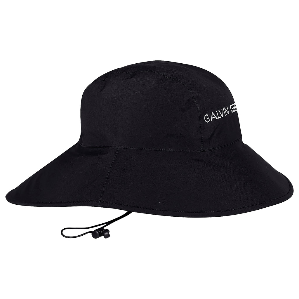 Galvin Green Aqua Waterproof Golf Hat - Black