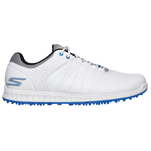 Skechers Go Golf Pivot Spikeless Golf Shoes - White/Grey/Blue