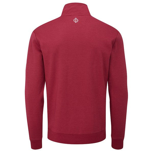 Oscar Jacobson Hawkes Golf Sweater - Red 