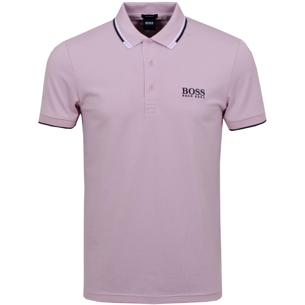 Hugo Boss Paddy Pro Golf Polo - Pastel Pink