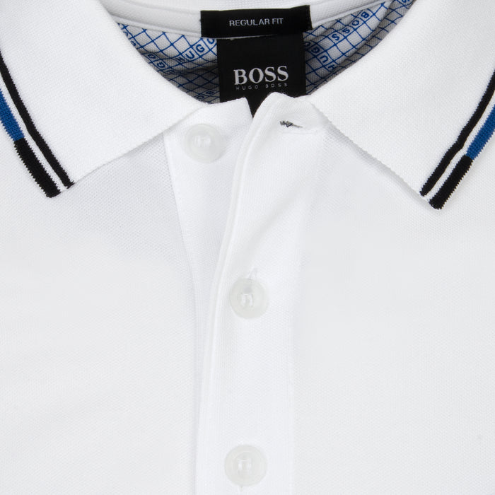 Hugo Boss Paddy Pro Golf Polo - White