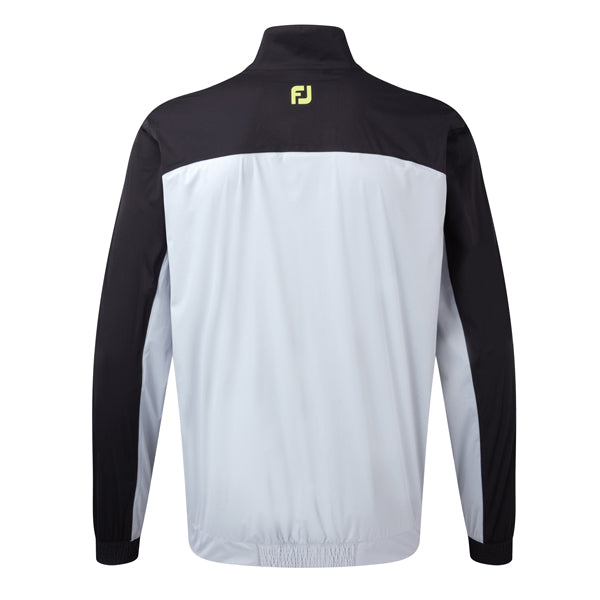 Footjoy Hydroknit Waterproof Half-Zip Golf Jacket - Black/Grey