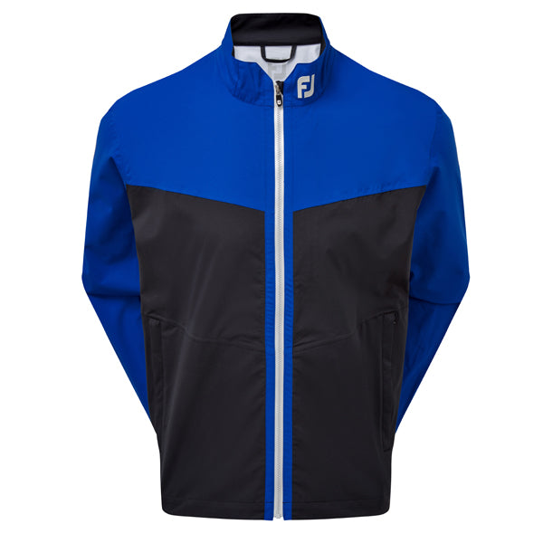 Footjoy HydroLite Waterproof Golf Jacket - Blue/Black/Silver