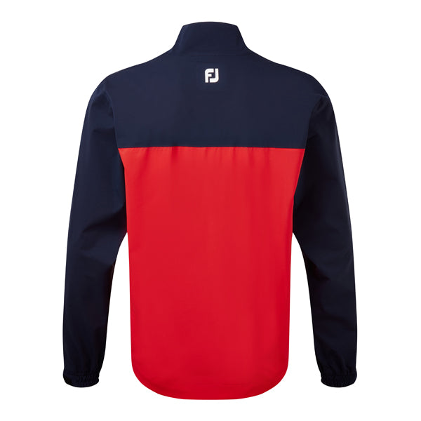 Footjoy HydroLite Waterproof Golf Jacket - Navy/Red/White