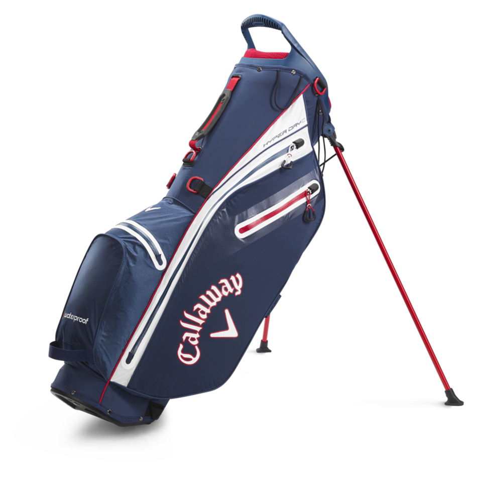 Callaway HyperDry C Golf Stand Bag - Navy/Red