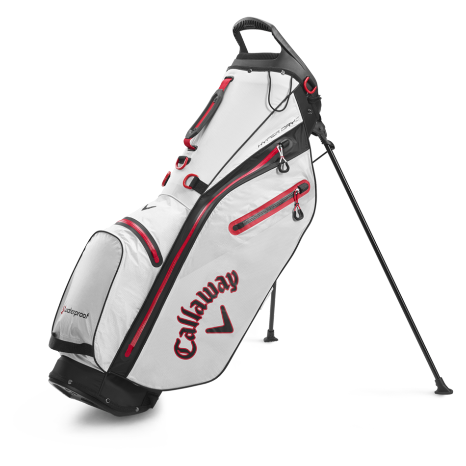 Callaway HyperDry C Golf Stand Bag - White/Red