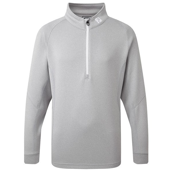 Footjoy Junior Chillout Golf Pullover - Heather Grey