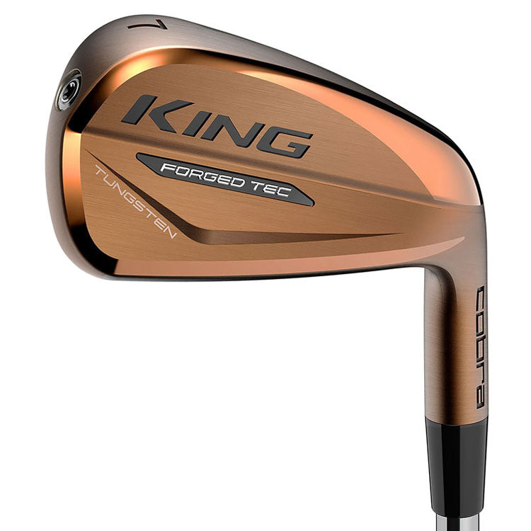 Cobra King ForgedTec Copper Golf Irons - Steel