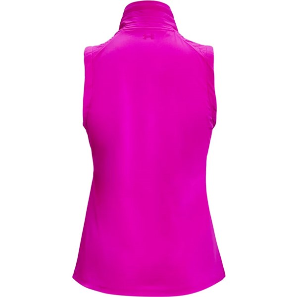 Under Armour Ladies Storm Revo Full-Zip Golf Vest - Pink/Purple