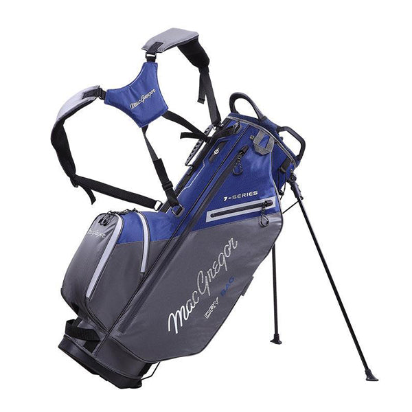 MacGregor 7 Series 9.5" Water-Resistant Golf Stand Bag - Navy/Grey