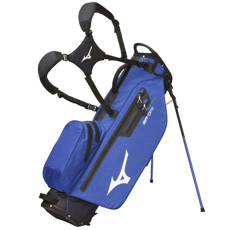 Mizuno BR-DRI Waterproof Golf Stand Bag - Staff Blue/White