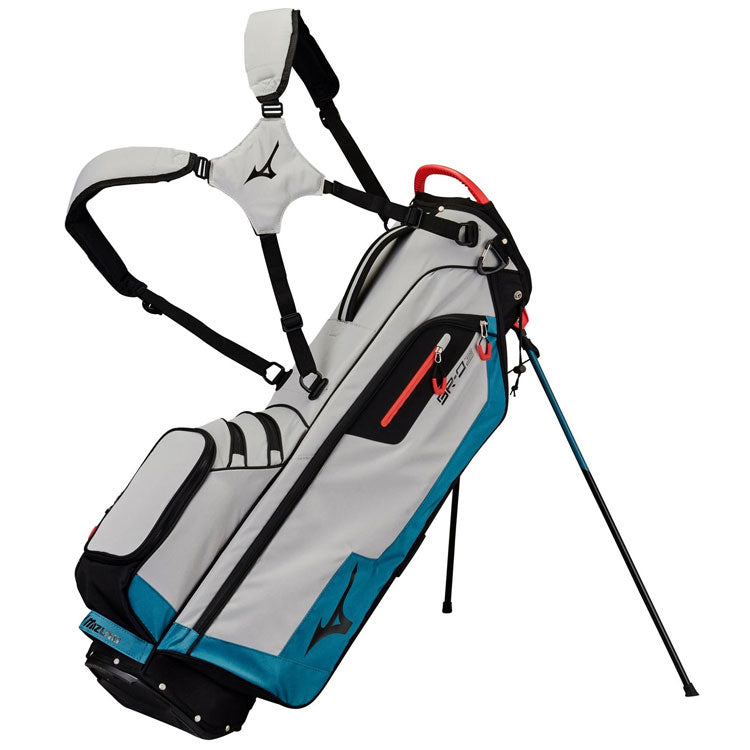 Mizuno BR-D3 Golf Stand Bag - Grey/Blue