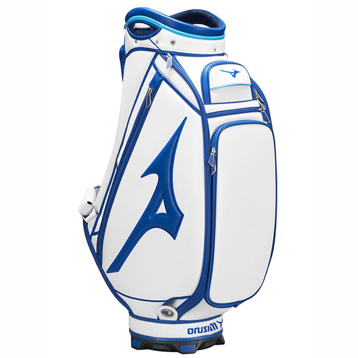 Mizuno Tour Staff Golf Bag - White/Blue