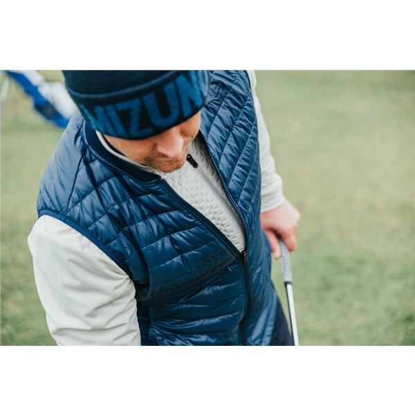 Mizuno Mens Move Warmer Golf Gilet - Navy