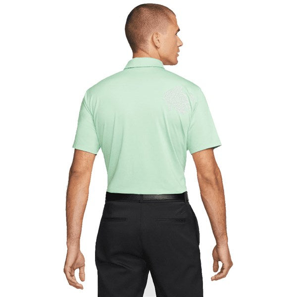 Nike Dri Fit Vapor Engineered Print Golf Polo Shirt Enamel Green Andrew Morris Golf