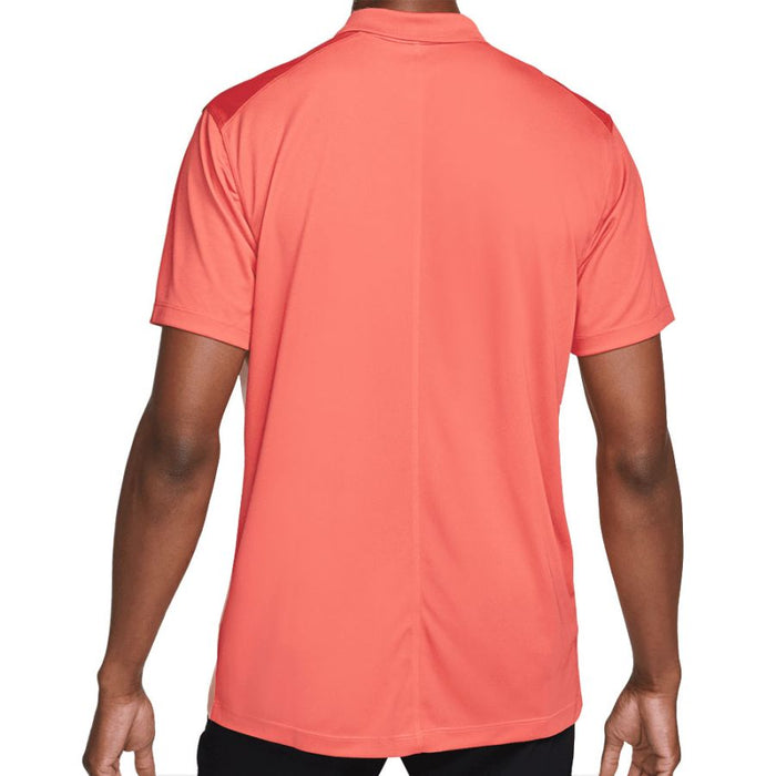 Nike Dri-Fit Victory Colourblock Golf Polo Shirt - Magic Ember/Artic Orange/Black