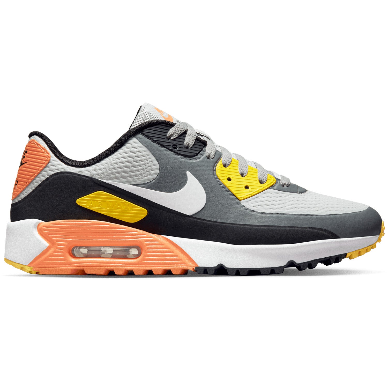 Nike Air Max 90G Golf Shoes Smoke Grey/Black/Grey Fog/White Andrew